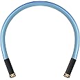 Atlantic Female to Female Heavy Duty Garden Hose 5/8 Inch x 3 ft Blue Water Hose Short Connection Leader Hose (3 Feet Female-Female)