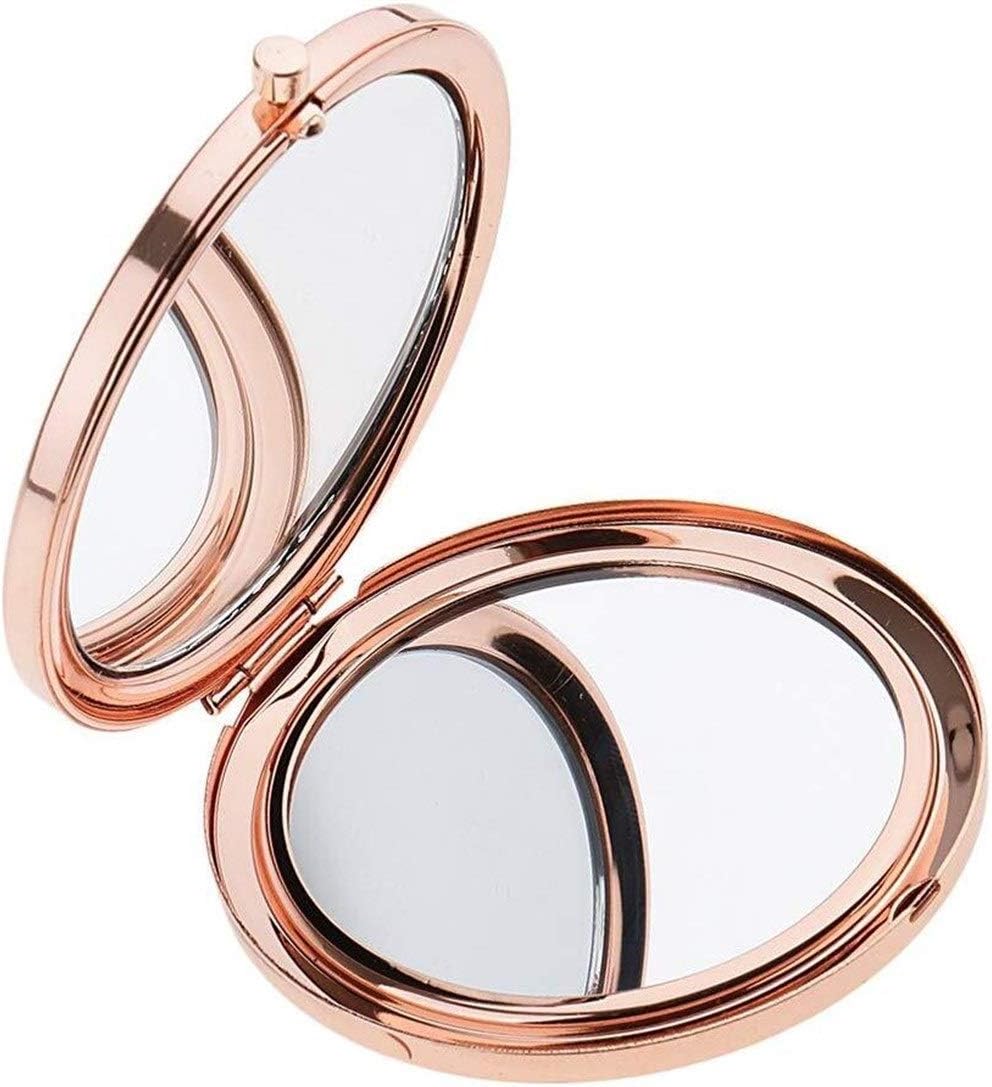 ZQJSC Espejo Plegable hogar Viajes HD Belleza Espejo Espejo de