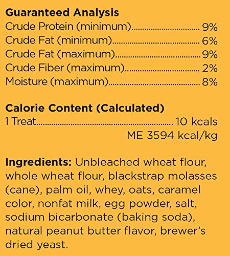 Blue Dog Bakery Dog Treats | All-Natural | Low-Fat | Peanut Butter & Molasses | 18oz (Pack of 6) - Thumbnail 2