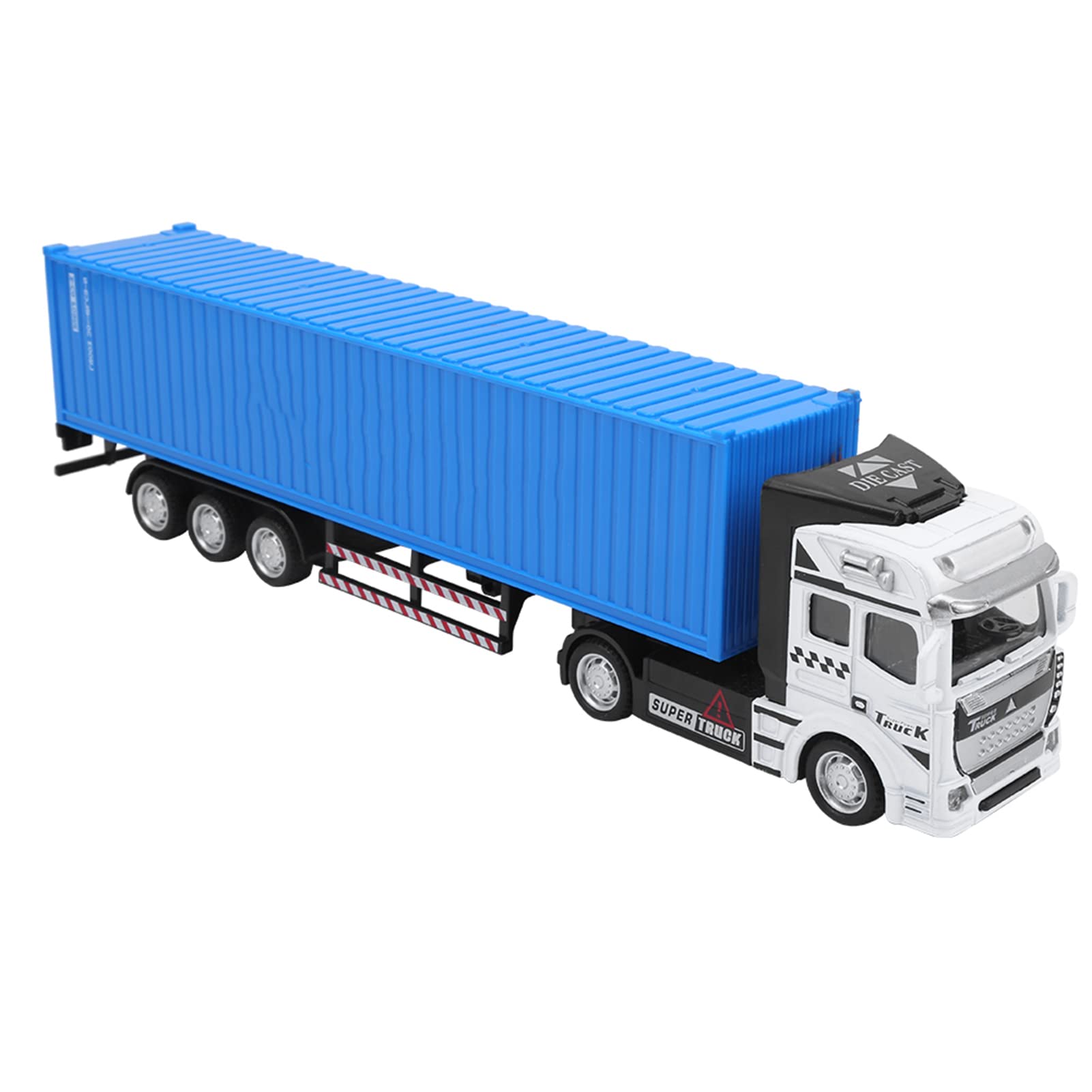 RIZGHWOY Alloy container: Toy Toy High Simulation Car Vehicle, Easy to Use for the Collection, 4 Colors Available, Retirement Function (Container Truck)