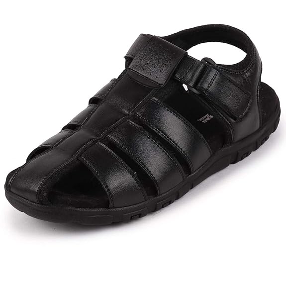 Men's Fishermen Roman Hook and Loop Sandals