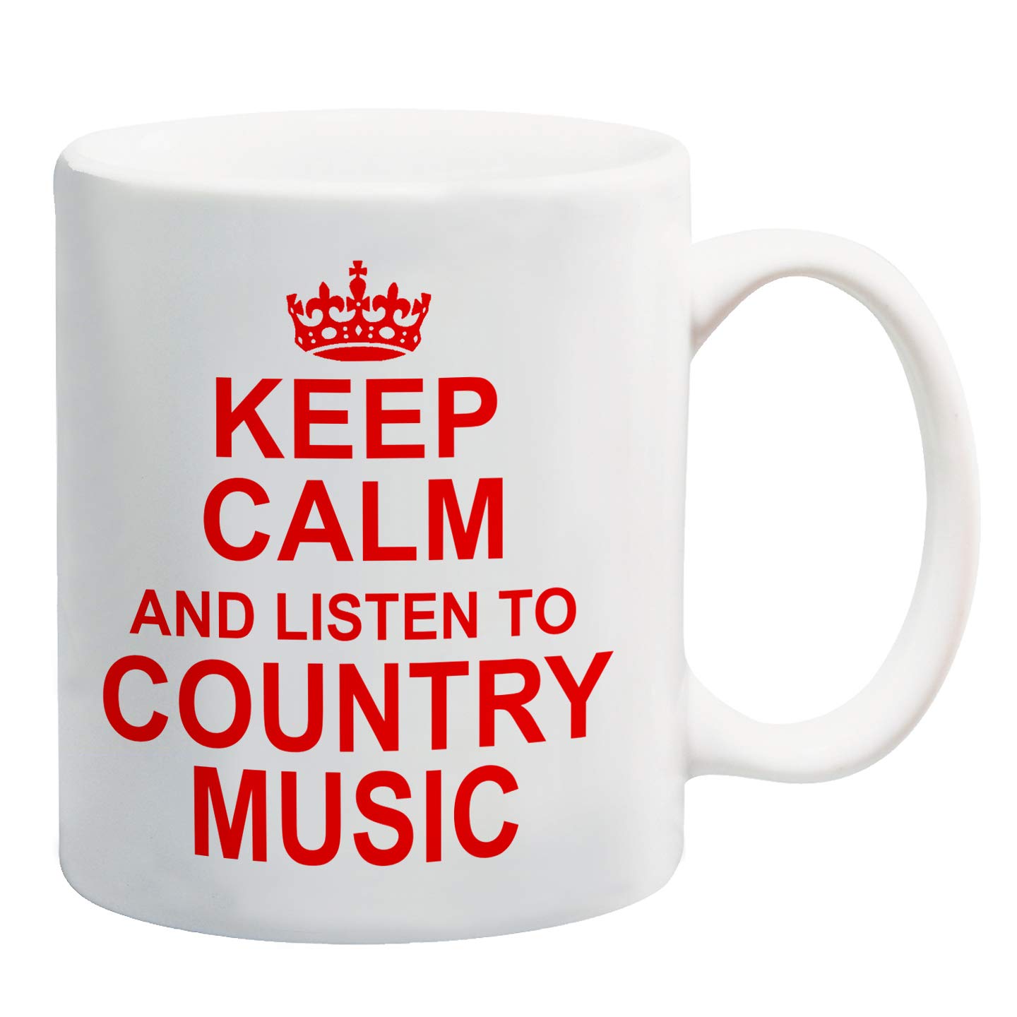 Oxycute GD Keep Calm and Listen to Country Music Red Mug