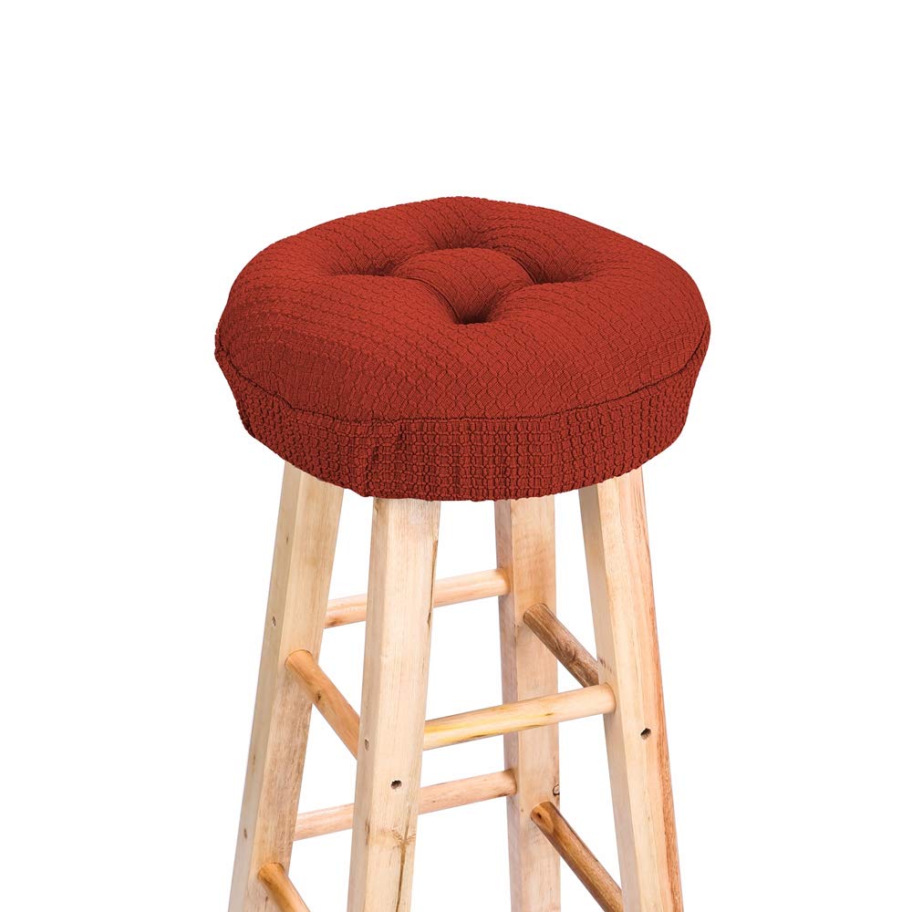 Best Round Bar Stool Cover Red