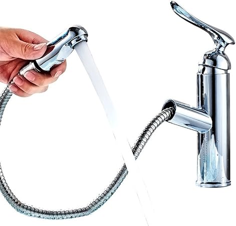 Nohope Basin Taps Lavatory Faucet Cold Hot Mixed Faucet Pull Down