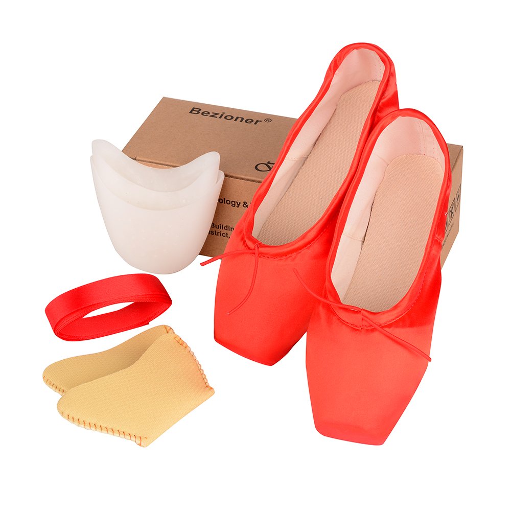 girls red ballet shoes