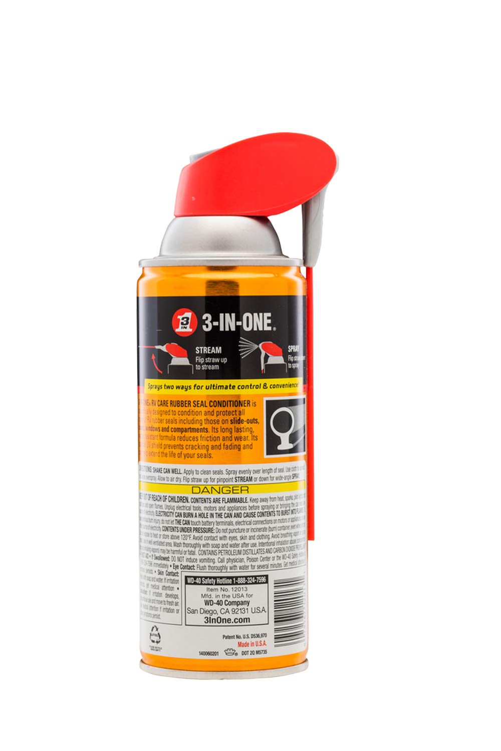3-IN-ONE RVcare Rubber Seal Conditioner with SMART STRAW SPRAYS 2 WAYS, 11 OZ [6-Pack]
