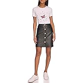 KARL LAGERFELD Womens Vegan Sport Skirt