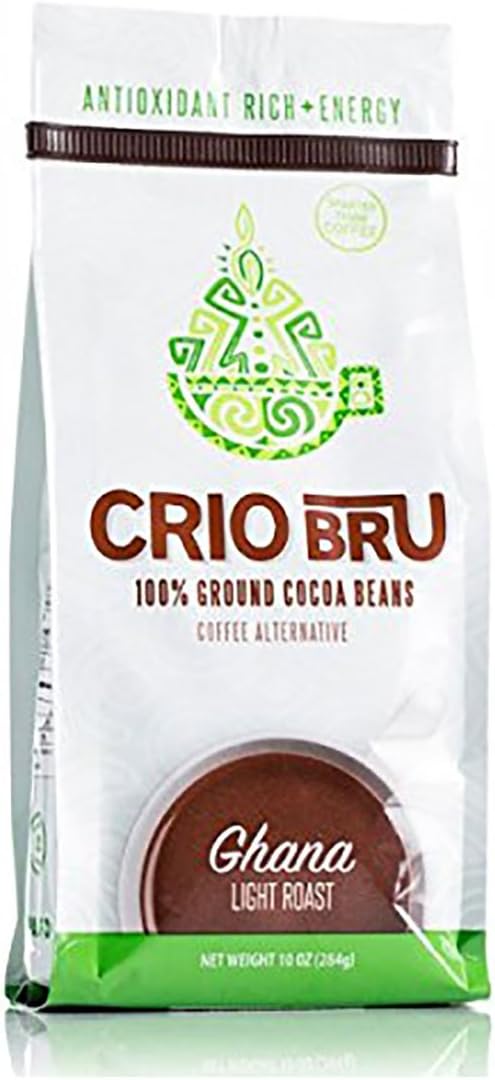 100% Gound Cocoa Beans Coffee; Ghana Light Roast