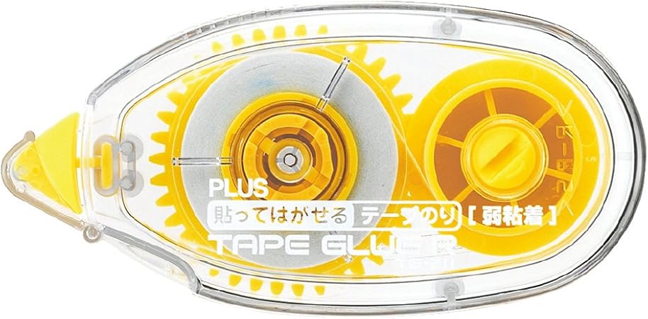 Amazon プラス テープのり 貼ってはがせる テープグルーr 8 4mm 10m 37 395 テープのり 文房具 オフィス用品