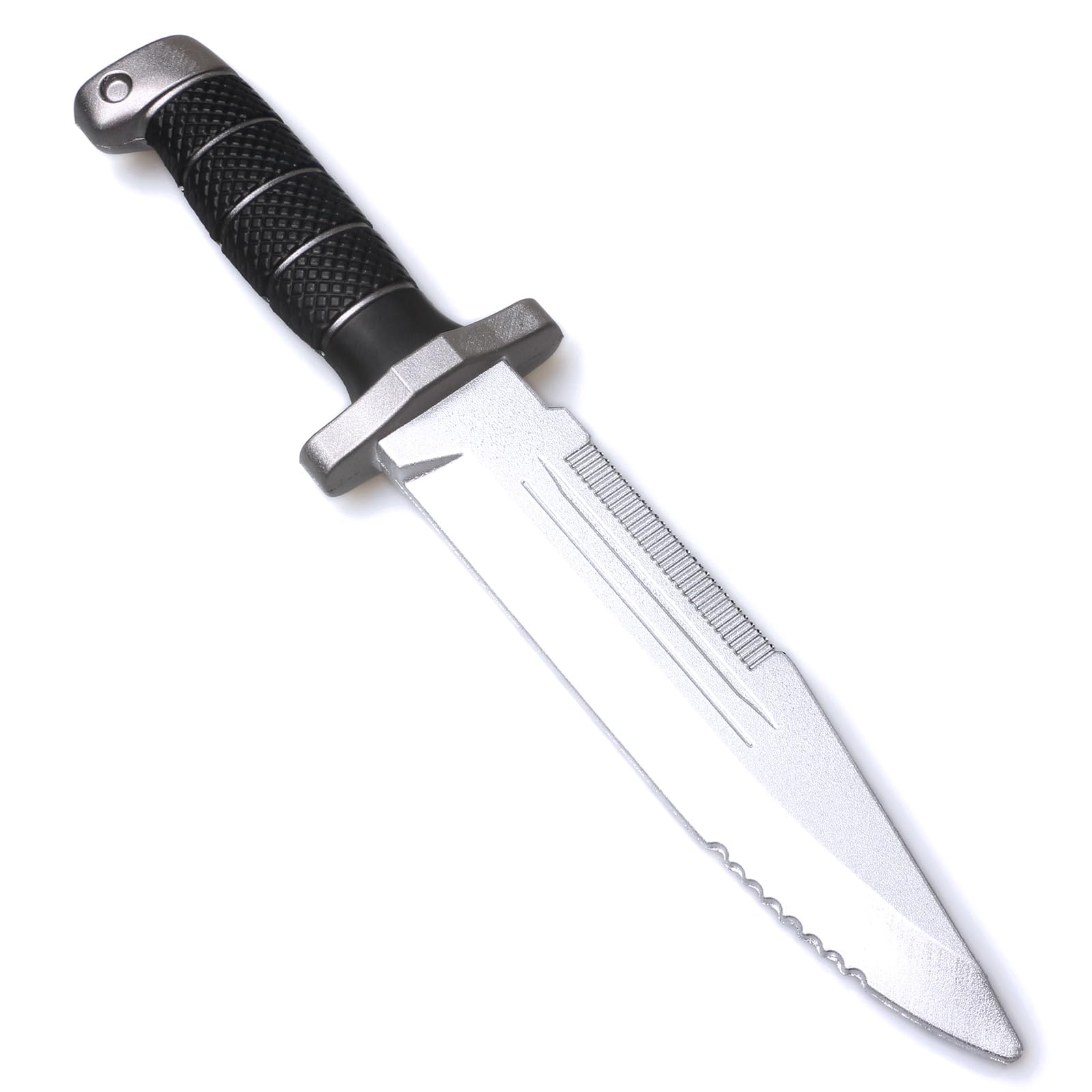 Hoappa PU Foam Sword Toy Prop for Outdoor Play, 12" Long Fake Dagger Weapon Toy for Pretend Cosplay Costume Accessory, 1 Pack