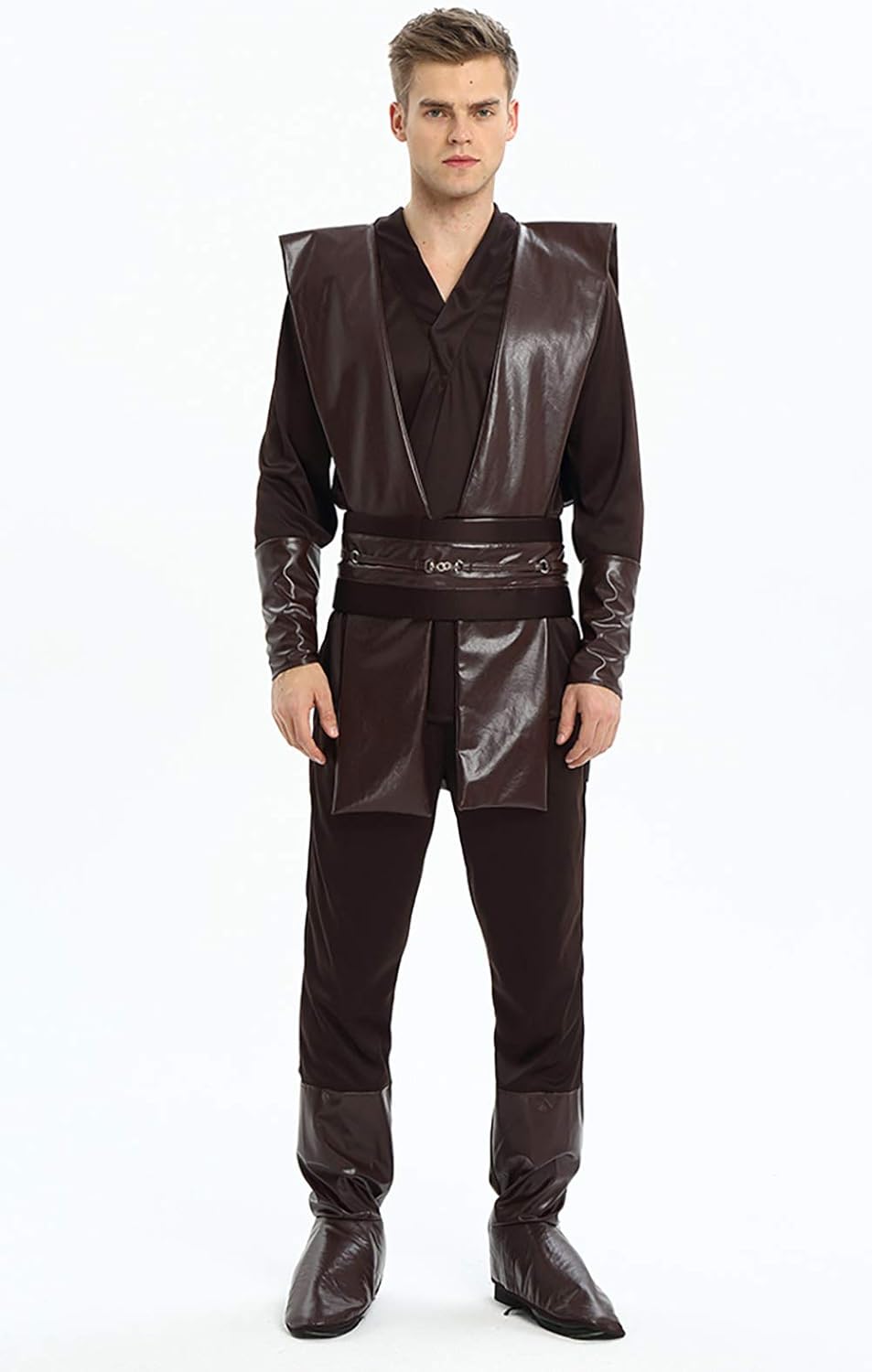 Amazon S C Live スターウォーズコスチューム 大人 メンズ 男性 アナキンスカイウォーカーコスプレ5点セット ローブ付 ベルト付 ブーツカバー付 アナキンコス アナキン仮装 アナキン衣装 19ディズニー映画 スター ウォーズ スカイウォーカーの夜明け コスプレ スター