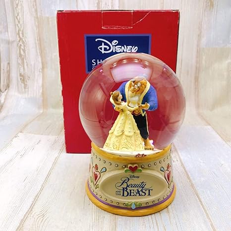 Amazon Co Jp レア美女と野獣 Beauty And The Beast ベル ビースト ジム ショア ディズニートラディション エネスコ スノーグローブスノーボール ホビー 通販