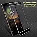 Nokia 6.1 Screen Protector,Nokia 6 2018 Screen Protector,Full Cover Tempered Glass Screen Protector with ABS Curved Edge Frame, Anti-Fingerprint HD Screen Protector Film for Nokia 6.1 2018