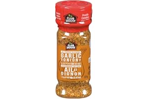 Club House Garlic & Onion All Purepose Seasoning, with Black Pepper and Sea Salt, Kosher, Halal, Perfect Blend of Seasoning f