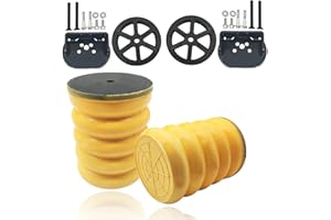 DAZZLAIT SSR-114-54 Rear Suspension Enhancement System | Bump Stop Fit for Ford F-250 Super Duty(1999-2016) | Ford F-350 Super Duty(1999-2016) | Rear Suspension Helper Springs | Set of 2