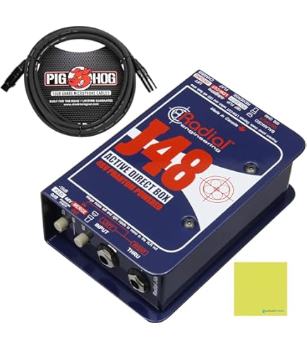 【訳あり特価】Radial J48 アクティブダイレクトボックス Amazon.com: Radial J48 MK2 48V Phantom Power Active Direct