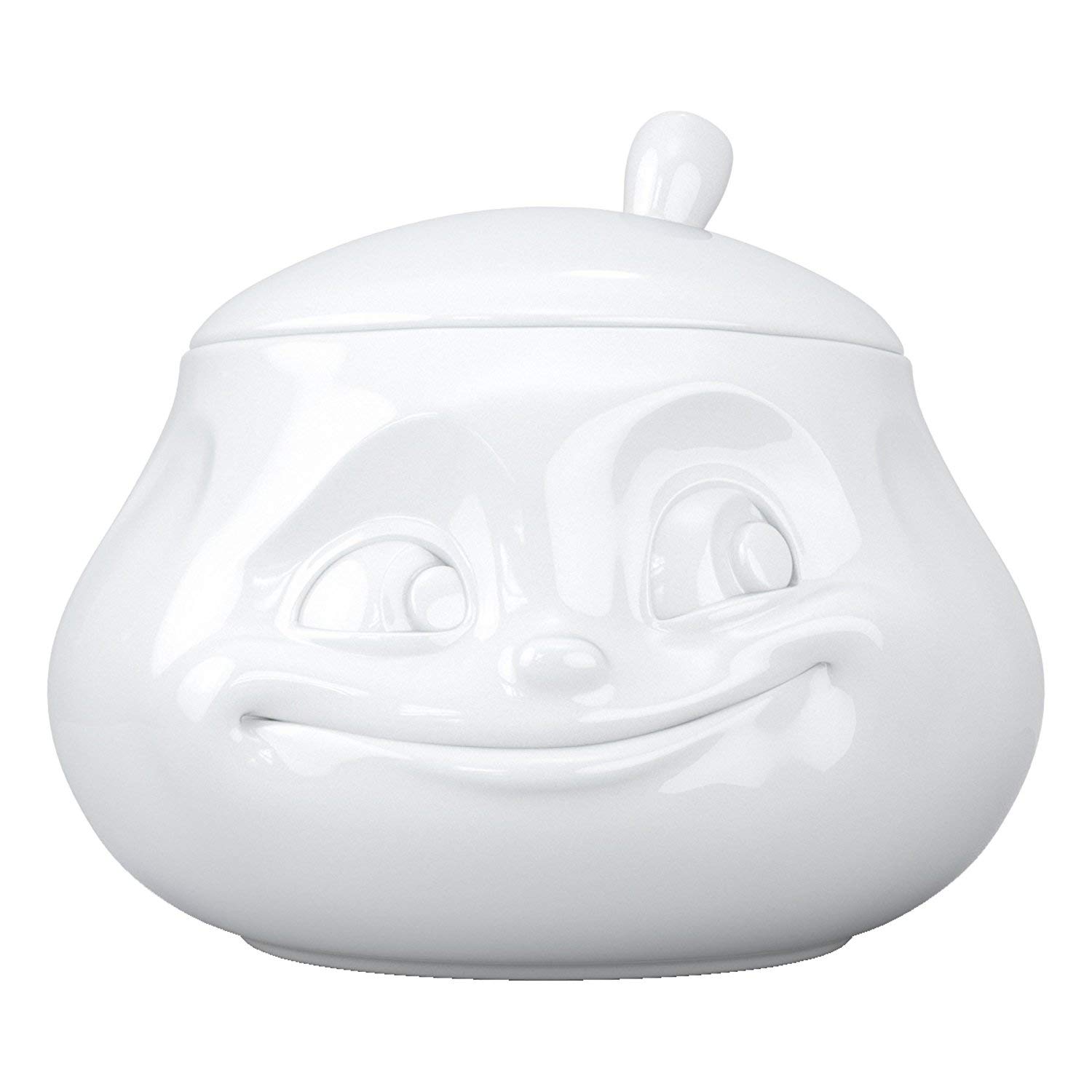 FIFTYEIGHT PRODUCTS Cups/Sugar Bowl Sweet (Porcelain, 11.2 x 11.3 x 11.2 cm, White, Made in Germany)