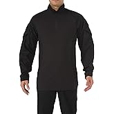 5.11 Tactical Men's Long Sleeve Shirt for Military Law Enforcement, 1/4 Zip, Rapid Assault, Style 72194ABR