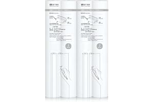 JEREE A4 Thermal Printer Paper 4 Roll, 8.3 inches Wide Compatible with PeriPage A40, M08F, MT810 and Other Portable Thermal Printers (4 Rolls | 8.3''x23')