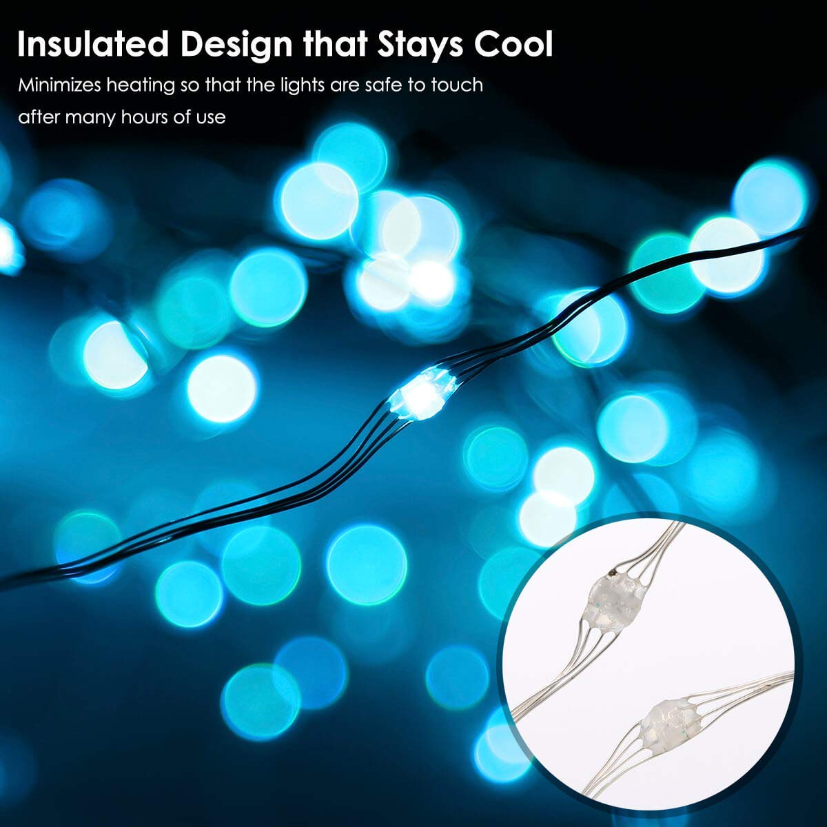 ALOVECO Fairy String Lights Battery Operated, 16ft 50 LED Multi Color Changing Twinkle String Lights with Remote,16 Colors Waterproof Outdoor & Indoor Decorative Lights for Bedroom Christmas Wedding