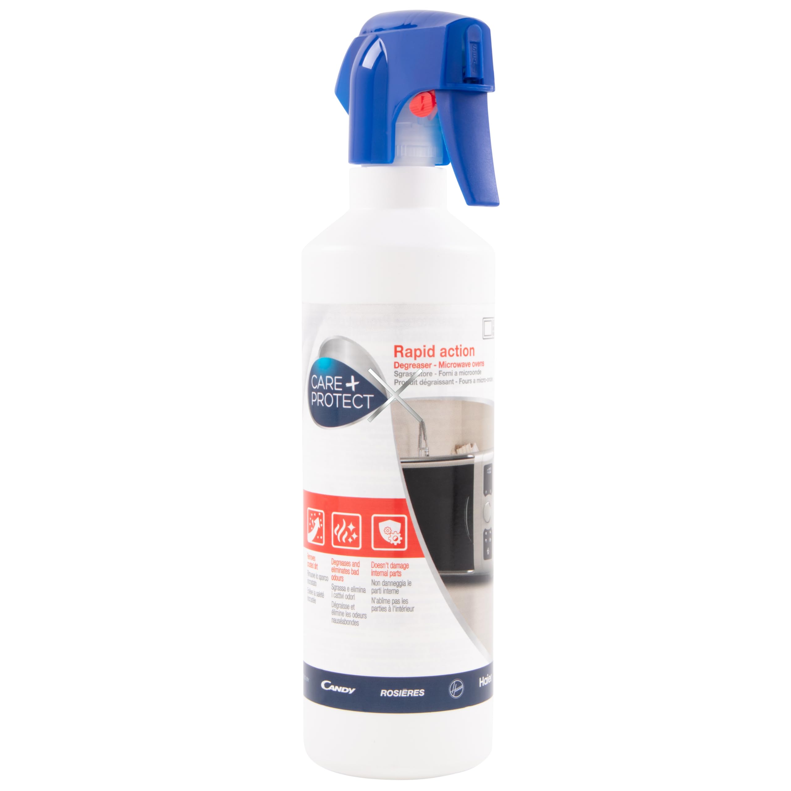CARE + PROTECT Microwave Cleaning Spray, Microwave Cleaner, 500ml