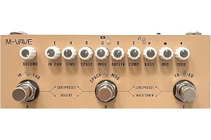 Qudai CUBE AC Portátil Multifuncional Guitarra Acústica Pedal de Efeito Combinado com Reprodução de Música Sem Fio Gravação d