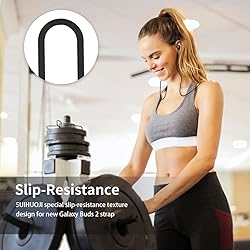 SUIHUOJI for Galaxy Buds 2 Strap, Soft Silicone