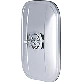 K Source Universal Replacement Mirror Head - Driver &amp; Passenger Side, 5" x 7" Glass, Stainless Steel Housing, Easy Install, For Cars &amp; Trucks