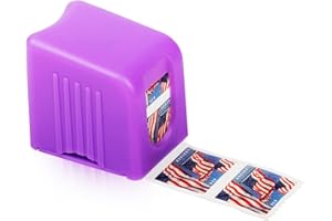MKZEA Stamp Dispenser for 100 Stamp Rolls, Stamp Roll Dispenser, Stamp Holder, Permanent Stamp Rolls for 100 Stamps, for Desk, Office and Home