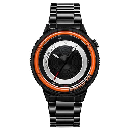 Unisex Photographer Series Analogue Black Dial Quartz Watch