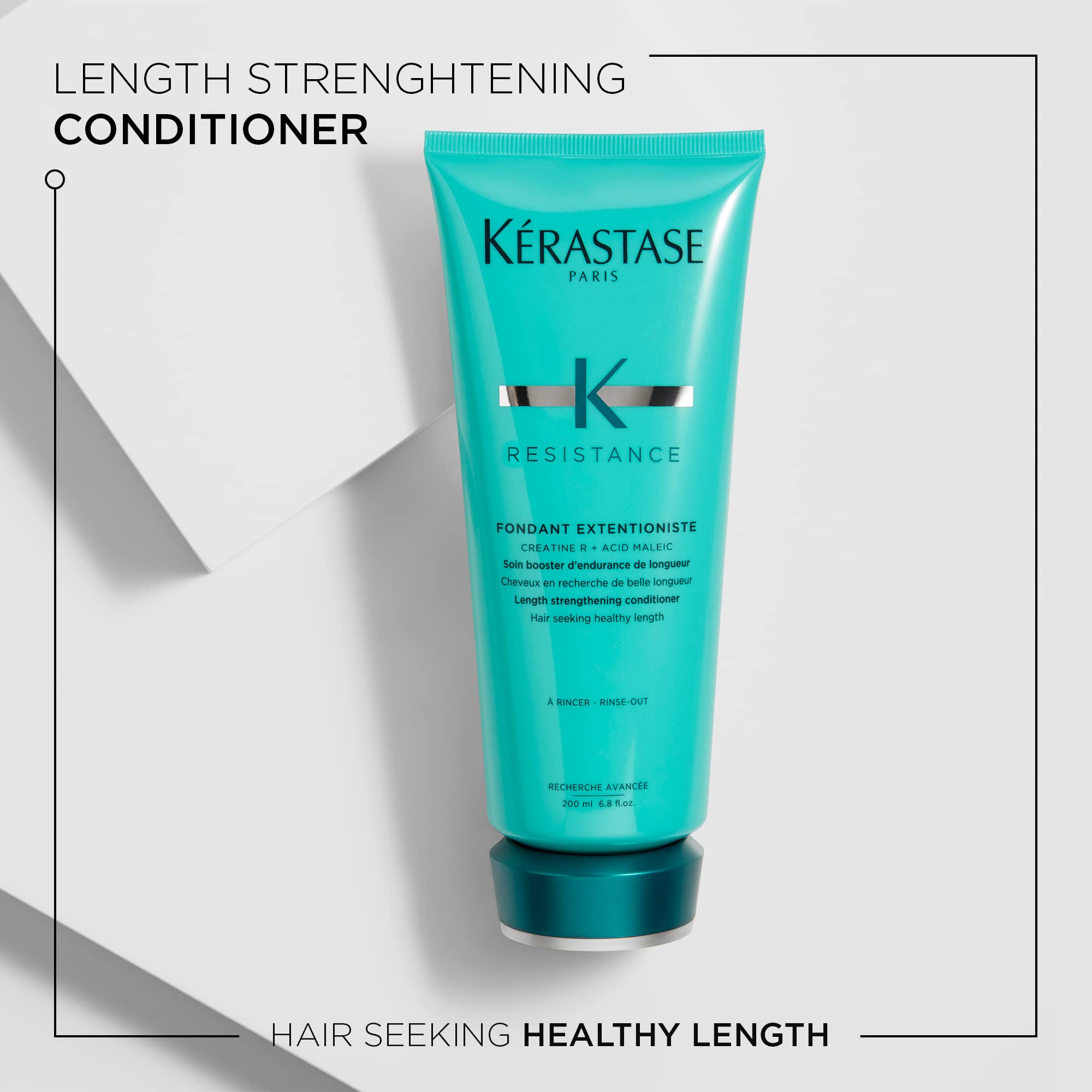 KERASTASE Fondant Extentioniste Length Strengthening Conditioner - Strengthens Damaged Hair Lengths, Seals Split Ends for Longer Hair, Detangles, With Amino Acids