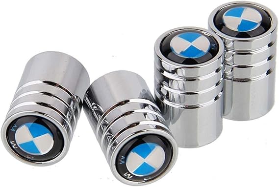 Set 4 Tappi Coprivalvole Compatibili Pneumatici Cerchi in Lega Auto