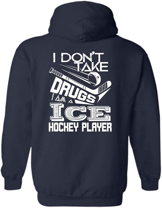 Amazon.com: I Am an Ice Hockey Player Cool Unisex Hoodie, Long Sleeve Hoodie: Clothing