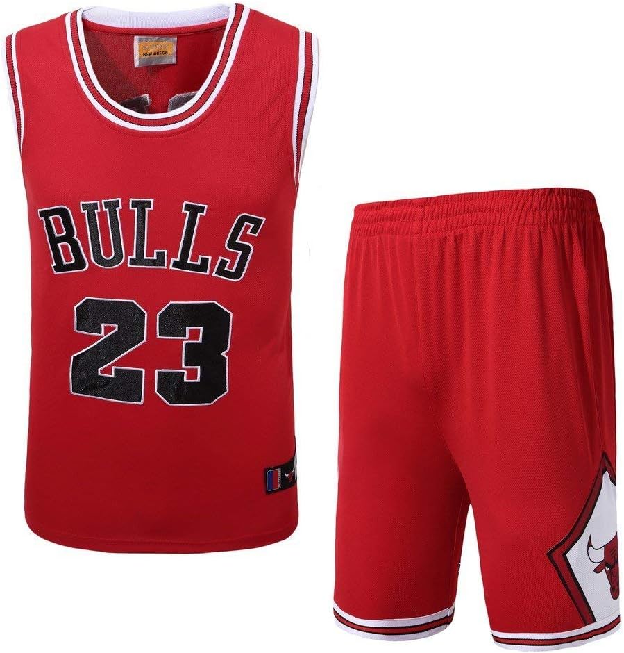 YSA Ensemble de Maillots de BasketBall pour Hommes NBA Michael Jordan