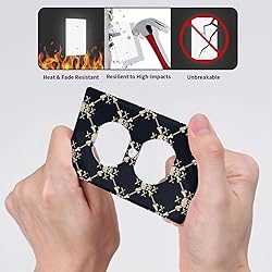 Moslion Skulls Wall Plate Outlet Cover Nautical