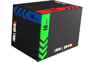 Wazsnhm Plyometric Jump Box Jumping Exercise Equipment Kids Adults Heavy Duty Plyo Box Strength Training for Fitness Exercise