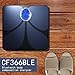 Mosiso - Bluetooth Smart Connected Body Fat Scale with Large Backlit LCD, Smart Body Analyzer, Measures 8 Parameters with FREE App for iPhone, iPad, iPod and Android Smart Phones and Tablets, Blue