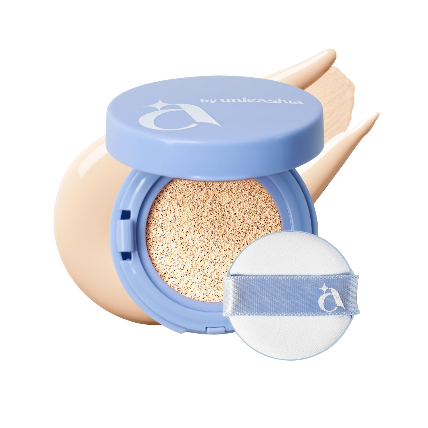 Photo 1 of [A by Unleashia] Hey Dew Blue Cushion | 26 Shades, Compact Size, Triple Functional (Toning, Anti-Wrinkle, UV Protection), Buildable Coverage & Radiant, Dewy Finish (18N Murmur)