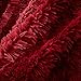 Chanasya Premium Wolf Faux Long Fur Throw Blanket - Soft, Fuzzy Throw Blanket - for Bed or Couch - 50