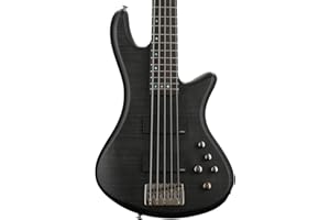 Schecter Stiletto Studio 5 Bass Guitar - See-Thru Black Satin