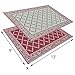 Stylish Camping 119125 9-feet by 12-feet Reversible Mat, Plastic Straw Rug, Large Floor Mat for Outdoors, RV, Patio, Backyard, Picnic, Beach, Camping (Burgundy/Beige)