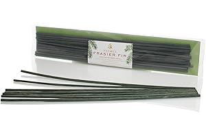 Thymes Unscented Reed Diffuser Sticks - for Use in Oil Diffuser - Rattan Wood Sticks (14 Replacement Reeds)
