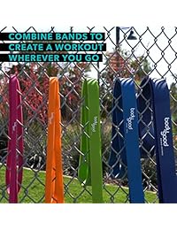 BodyGood Pull Up Ayuda Bandas de Resistencia Banda de ejercicio elástica resistente para entrenamiento, estiramiento y ejercicios de movilidad. Juego o banda individual. Viene con vídeo de instrucciones  .