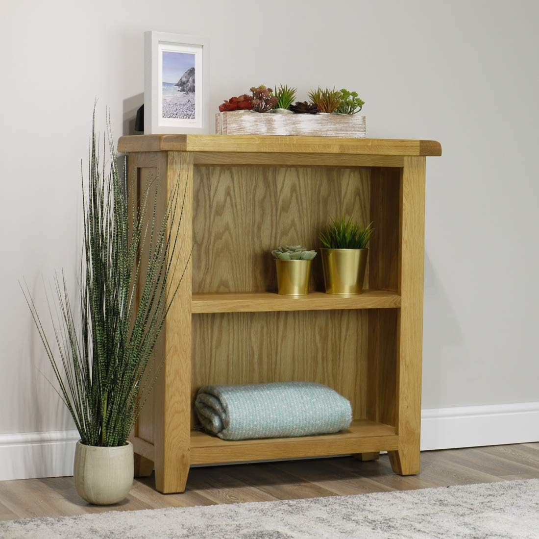 Oak City Arklow Oak Small Bookcase, Medium Wood Tone Amazon.co.uk