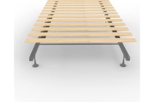 Greaton, 0.68-Inch Heavy Duty Horizontal Wooden Bunkie Board/Bed Slats, California King, Beige