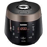 Cuckoo CRP-P0609S 6 cup Electric Heating Pressure Rice Cooker & Warmer – 12 built-in programs including Glutinous (white), Mi