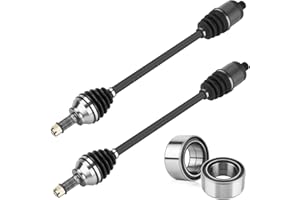Youxmoto Rear Left/Right CV Axles & Wheel Bearing Kit Fit for Polaris RZR XP 1000 / XP4 1000; XP Turbo/XP 4 Turbo 2016 2017 2018 2019; RZR RS1 2018 2020 2021; 4340 Chromoly Steel Drive Half Shaft