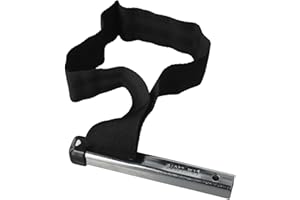 KoiLykke Oil Filter Strap Wrench with 14mm Socket, for Heavy-Duty Alloy Steel Handle & 28.3 cm Nylon Strap for Up to 6-Inch F