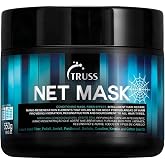 TRUSS Professional Net Deep Conditioning Hair Mask, Bond-Builder, 19.4oz | Nano-regeneration anti-frizz treatment for dry curly hair and shine. Salon size bond-builder for protein &amp; hydration.