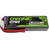 Batterie LiPo 3S 5200mAh 50C 11,1V OVONIC – Deans T + XT60 – 2 Pièces Pour RC
